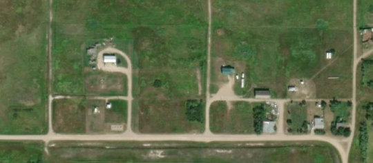 Satellite view of Dafoe, SK, RM of Big Quill, SK