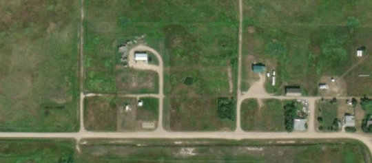 Satellite view of Dafoe, SK, RM of Big Quill, SK