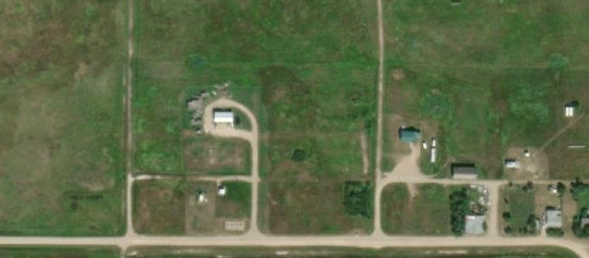 Satellite view of Dafoe, SK, RM of Big Quill, SK