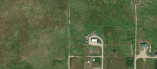 Satellite view of Dafoe, SK, RM of Big Quill, SK