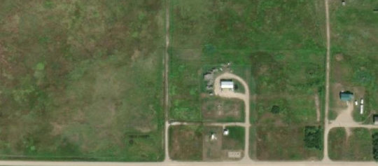 Satellite view of Dafoe, SK, RM of Big Quill, SK