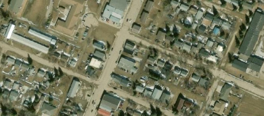 Satellite view of 814 Main Street, Melfort, SK