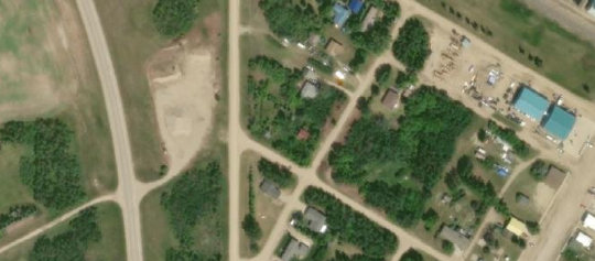 Satellite view of Lot 16 Block 9 Plan AM1540, Bulyea, SK