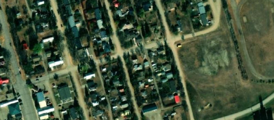 Satellite view of 117 Frederick Street, Ogema, SK