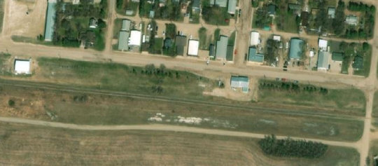 Satellite view of 312 Railway Street, Muenster, SK