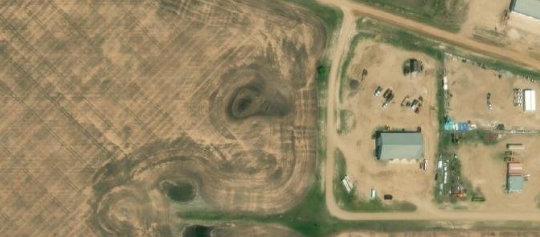 Satellite view of 11-13 Blair Road, Lanigan, SK