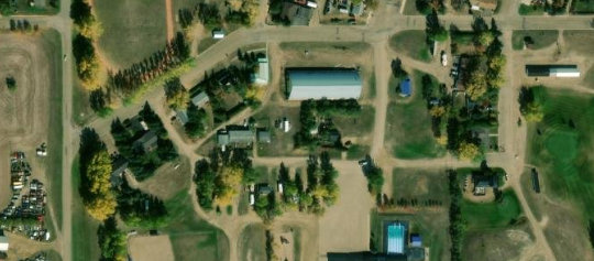 Satellite view of Lot 30, Block 13, Plan CX1025, Coronach, SK