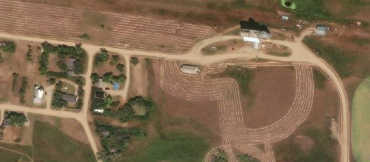 Satellite view of Blk/Par B Plan No. CC958, RM of Excel, SK