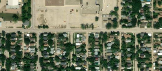 Satellite view of 1185 Chestnut Avenue, Moose Jaw, SK