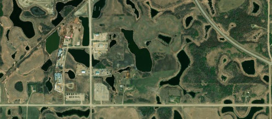 Satellite view of PT SW 02-48-26 W2, RM of Prince Albert, SK