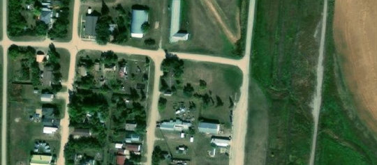 Satellite view of Lots 7-10, Block 1, Plan G262, Meacham, SK