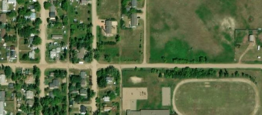 Satellite view of Lot 11, Block 3, Plan Q1234, Mortlach, SK