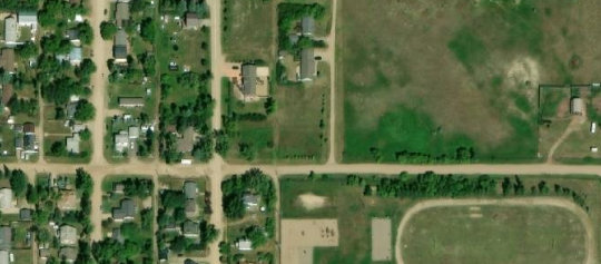 Satellite view of Lot 12, Block 3, Plan Q1234, Mortlach, SK