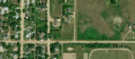 Satellite view of Lot 13, Block 3, Plan Q1234, Mortlach, SK