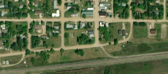 Satellite view of Lot 9, Block 13, Plan L1566, Mortlach, SK