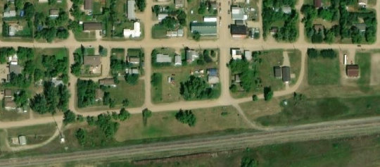 Satellite view of Lot 8, Block 13, Plan L1566, Mortlach, SK