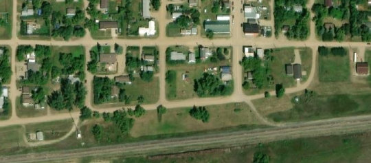 Satellite view of Lot 5, Block 13, Plan L1566, Mortlach, SK