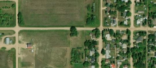 Satellite view of Lot 1, Block 9, Plan AA1187, Mortlach, SK