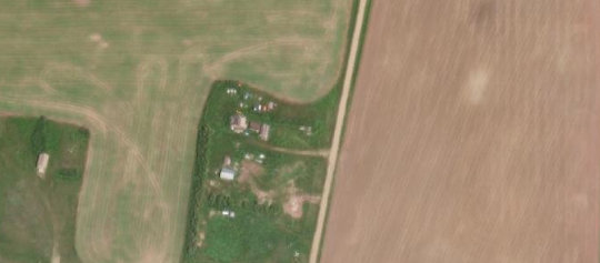 Satellite view of Lots 1-2 Block 4 Plan 01848, RM of Stonehenge, SK