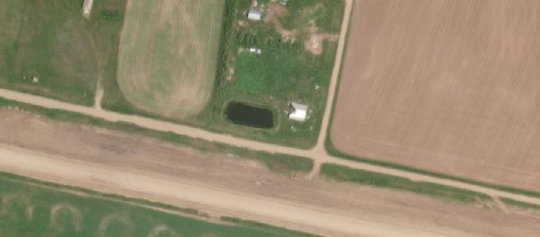 Satellite view of Lots 1-10 Block 1 Plan 01848, RM of Stonehenge, SK