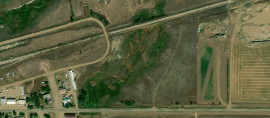 Satellite view of Blk/Par A Plan NO 102465806 Extension 0, Wood Mountain, SK