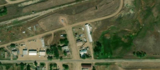 Satellite view of Lot 8, Blk/Par 2 Plan CF1601 Extension 0, Wood Mountain, SK