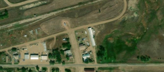 Satellite view of Lot 9 Blk/Par 2 Plan CF1601 Extension 0, Wood Mountain, SK