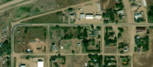 Satellite view of Lot 7, Blk/Par 5 Plan CF1601 Extension 0, Wood Mountain, SK