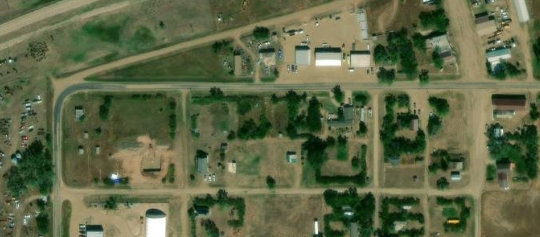Satellite view of Lot 8, Blk/Par 5 Plan CF1601 Extension 0, Wood Mountain, SK