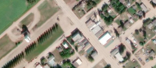 Satellite view of Commercial Hotel, Main Street & Railway Ave W, Blaine Lake, SK