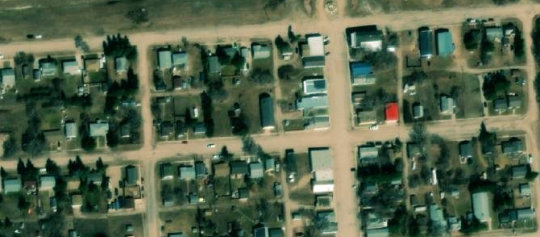 Satellite view of 104 First Avenue West, Hafford, SK