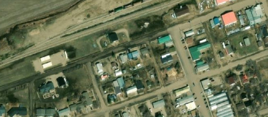 Satellite view of 106 2nd Avenue West, Elrose, SK
