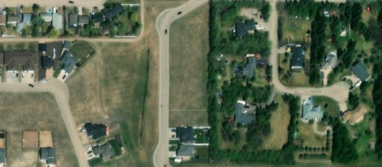 Satellite view of 8 Larocque Drive, Meadow Lake, SK
