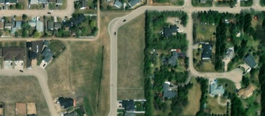 Satellite view of 6 Larocque Drive, Meadow Lake, SK