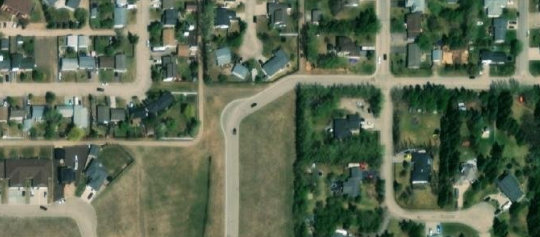 Satellite view of 2 Larocque Drive, Meadow Lake, SK