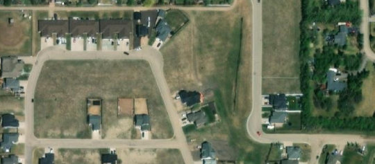 Satellite view of 12 Gibson Crescent, Meadow Lake, SK