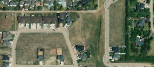 Satellite view of 14 Gibson Crescent, Meadow Lake, SK