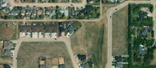 Satellite view of 16 Gibson Crescent, Meadow Lake, SK
