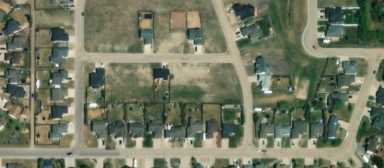 Satellite view of 5 Carl Drive, Meadow Lake, SK