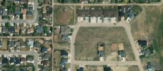 Satellite view of 11 Gibson Crescent, Meadow Lake, SK