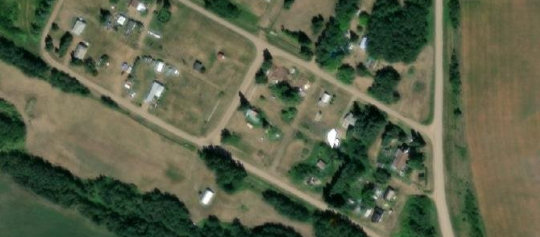 Satellite view of Lot 4 Block 2 Plan AF4578, RM of Parkdale, SK