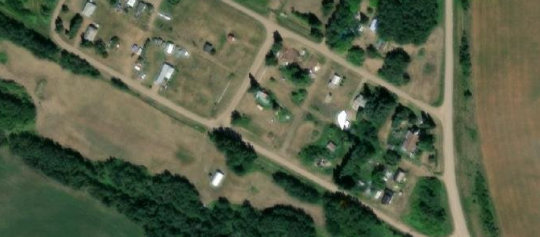 Satellite view of Lot 1-3 Block 2 Plan AF4578, RM of Parkdale, SK