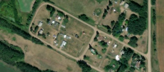 Satellite view of Lot 6 Block 1 Plan AF4578, RM of Parkdale, SK