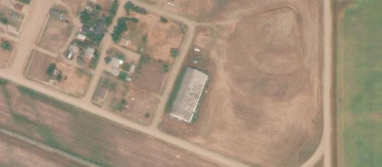Satellite view of 99 Railway Ave, RM of Happyland, SK