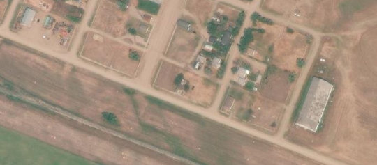 Satellite view of 211 Railway Avenue, RM of Happyland, SK