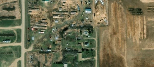 Satellite view of Lot H, Blk/Par 13, Plan No. G519 Ext. 0, Major, SK